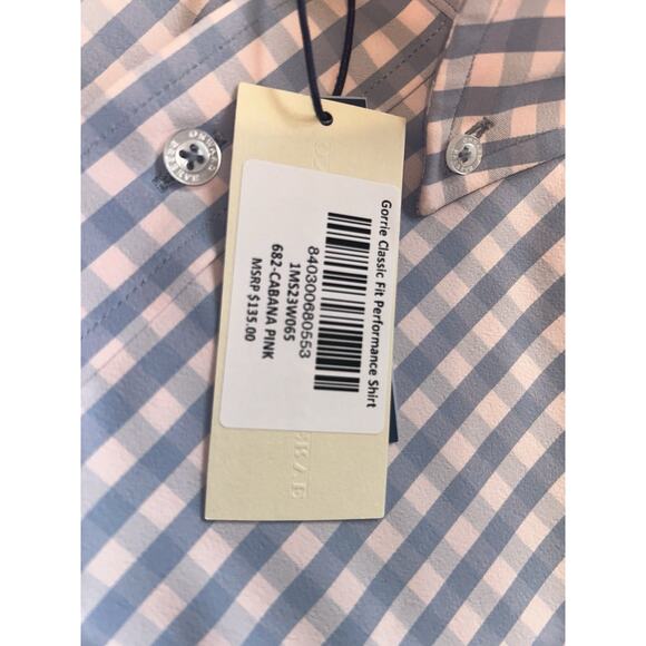 Onward Reserve Men’s Gorrie Classic Fit Performance Shirt XL Cabana Pink NWT - Picture 2 of 11